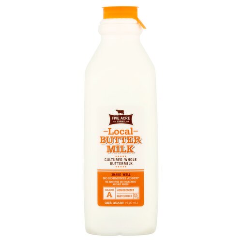 Five Acre Farms Local Buttermilk, one quart