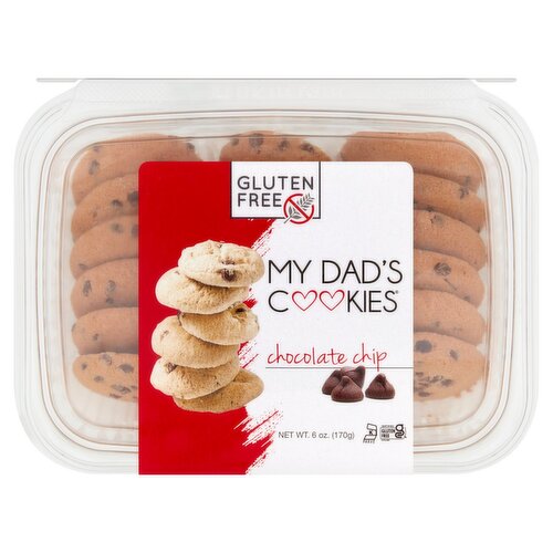 My Dad's Cookies Gluten Free Chocolate Chip Cookies, 6 oz