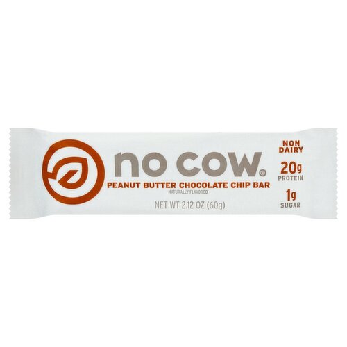 No Cow Peanut Butter Chocolate Chip Bar, 2.12 oz