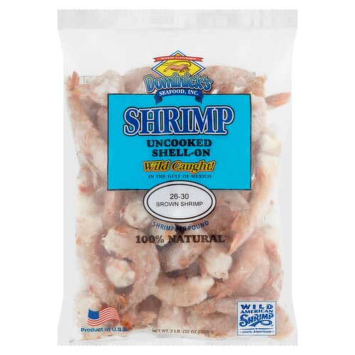 Dominick's Seafood Inc. Uncooked Shell-On Shrimp, 32 oz