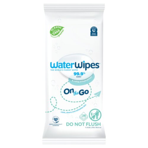 WaterWipes Baby Wipes, 28 count