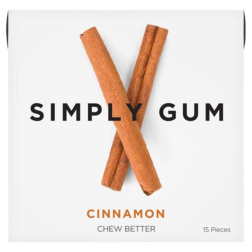 Simply Gum Cinnamon Gum, 15 count