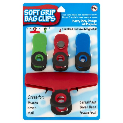 Jacent Soft Grip Bag Clips