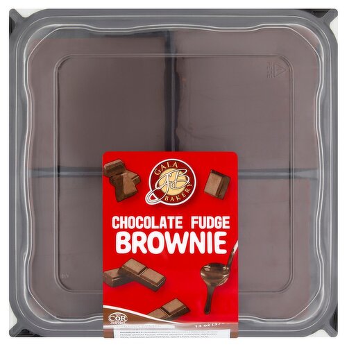 Gala Bakery Chocolate Fudge Brownie, 13 oz