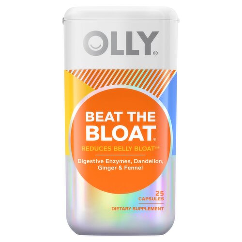 Olly Beat the Bloat Dietary Supplement, 25 count