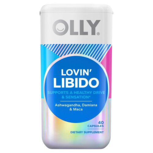 Olly Lovin' Libido Ashwagandha, Damiana & Maca Dietary Supplement, 40 count