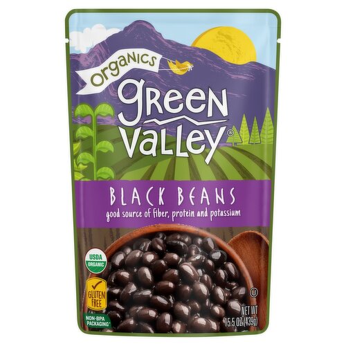 Green Valley Organics Black Beans, 15.5 oz