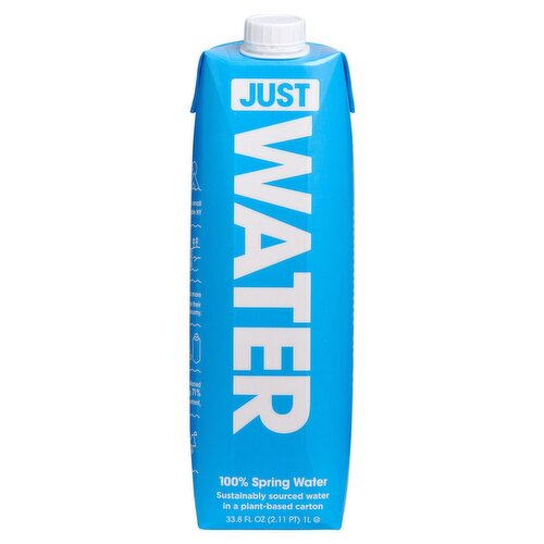 Just 100% Spring Water, 33.8 fl oz