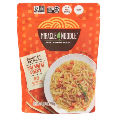 Miracle Noodle Japanese Curry Plant Based Noodles, 9.9 oz