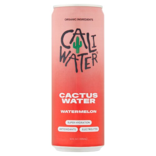 Cali Water Watermelon Cactus Water, 12 fl oz