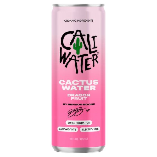 Cali Water Dragon Fruit Cactus Water, 12 fl oz