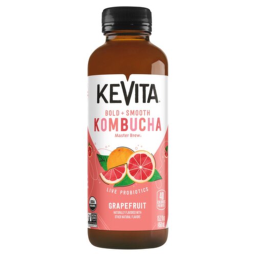 KeVita Master Brew Grapefruit Kombucha, 15.2 fl oz 