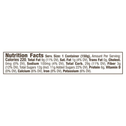 Brekki Bananas & Maple Brown Sugar with Almonds and Ancient Grains Ready-to-Eat Oats, 5.3 oz