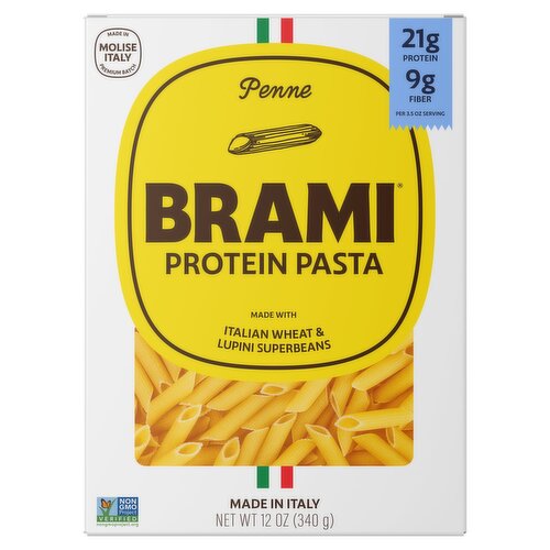 Brami Penne Protein Pasta, 12 oz