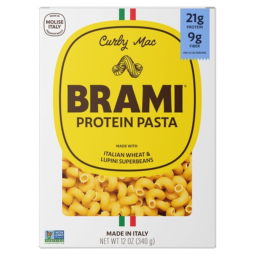 Brami Curly Macaroni Protein Pasta, 12 oz
