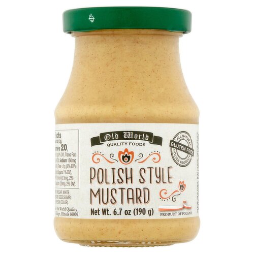 Old World Polish Style Mustard, 6.7 oz