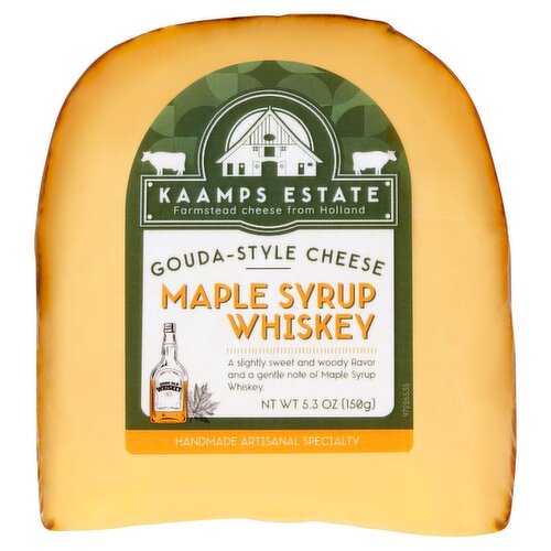 Kaamps Estate Maple Syrup Whiskey Gouda-Style Cheese, 5.3 oz