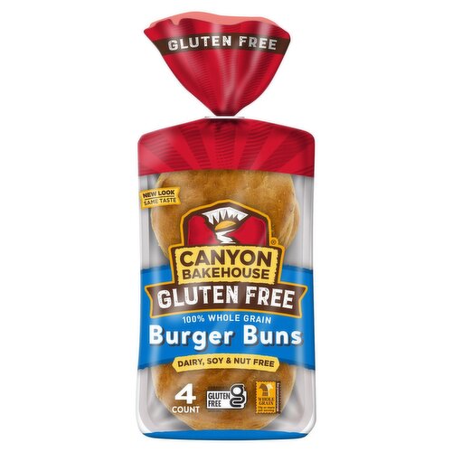 Canyon Bakehouse Gluten Free Burger Buns, 12 oz