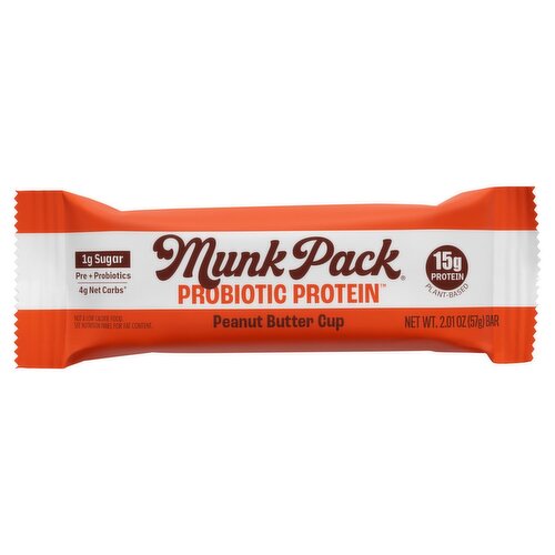 Munk Pack Protein Peanut Butter Cup Bar, 2.01 oz