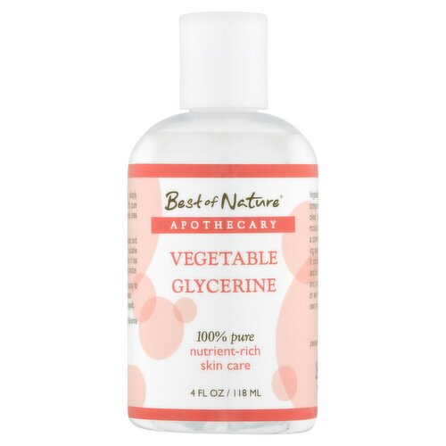 Best of Nature Apothecary 100% Pure Vegetable Glycerine, 4 fl oz