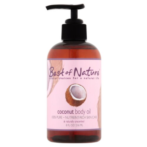 Best of Nature Coconut Body Oil, 8 fl oz