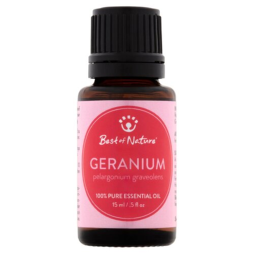 Best of Nature Geranium 100% Pure Essential Oil, .5 fl oz