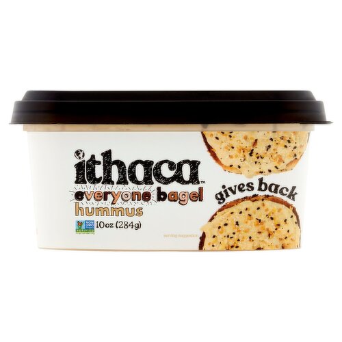 Ithaca Everyone Bagel Hummus, 10 oz