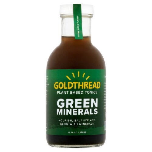 Goldthread Green Minerals Plant Based Tonics, 12 fl oz 