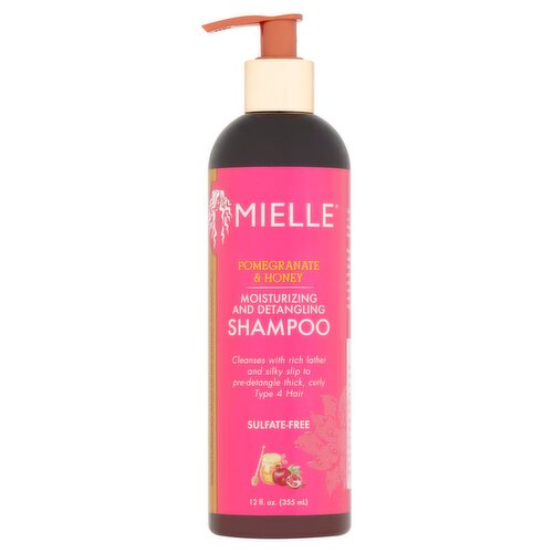 Mielle Pomegranate & Honey Moisturizing and Detangling Shampoo, 12 fl oz