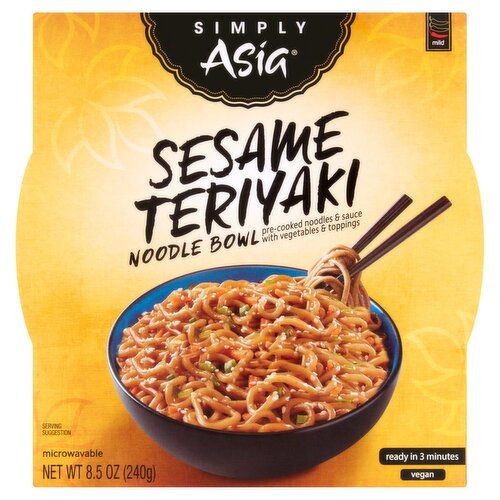 Simply Asia Sesame Teriyaki Noodle Bowl, 8.5 oz