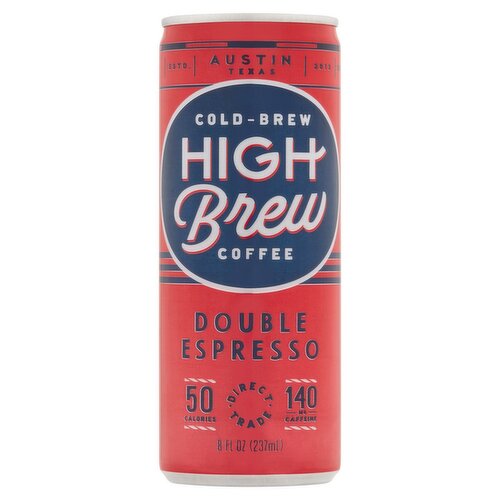 High Brew Double Espresso Cold-Brew Coffee, 8 fl oz