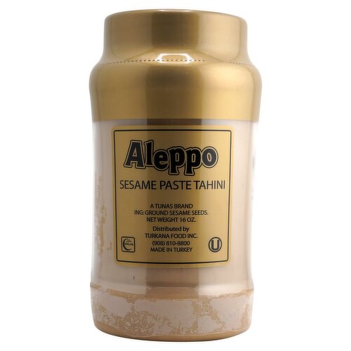 Aleppo Sesame Paste Tahini, 16 oz
