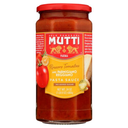 Mutti Rossoro Tomatoes and Parmigiano Reggiano Pasta Sauce, 24 oz