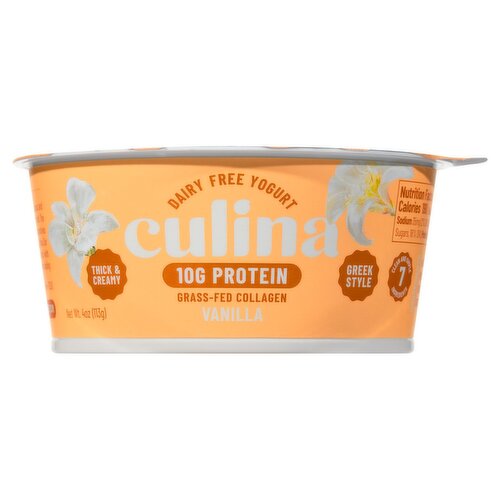 Culina Vanilla Dairy-Free Yogurt, 4 oz