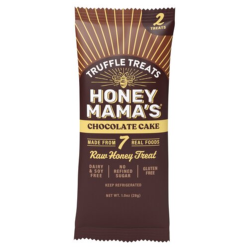 Honey Mama's Raw Honey Truffle Treats Chocolate Cake, 1.0 oz