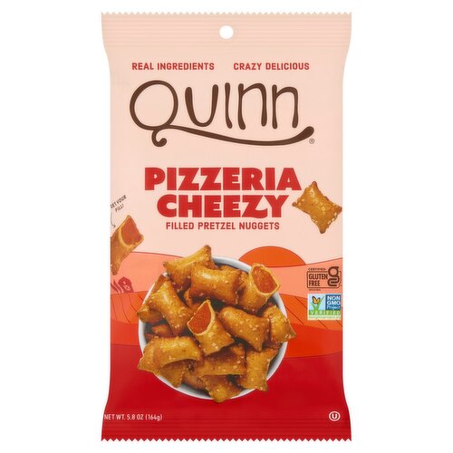 Quinn Pizzeria Cheezy Filled Pretzel Nuggets, 5.8 oz