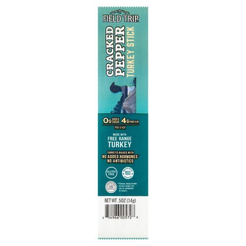 Field Trip Cracked Pepper Turkey Stick, 0.5 oz