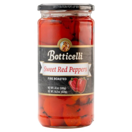 Botticelli Fire Roasted Red Peppers, 24 oz