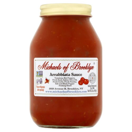 Michaels of Brooklyn Arrabbiata Sauce, 32 oz