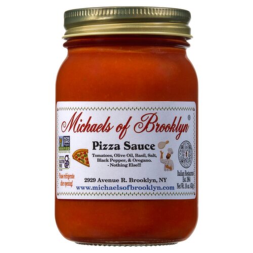 Michaels of Brooklyn Pizza Sauce, 16 oz
