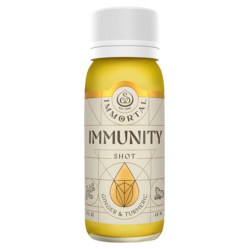 GT's Living Foods Ginger & Turmeric Immortal Immunity Shot, 2 fl oz