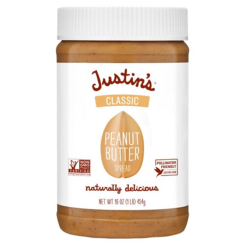 Justin's Classic Peanut Butter Spread, 16 oz