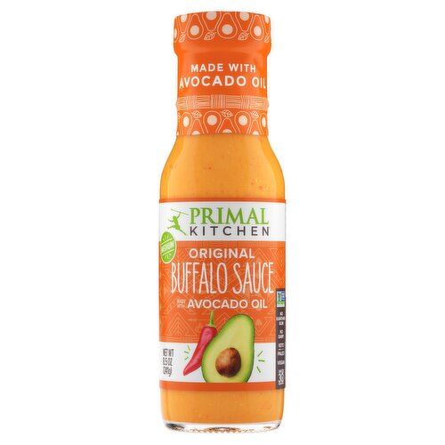 Primal Kitchen Medium Original Buffalo Sauce Made with Avocado Oil, 8.5 oz