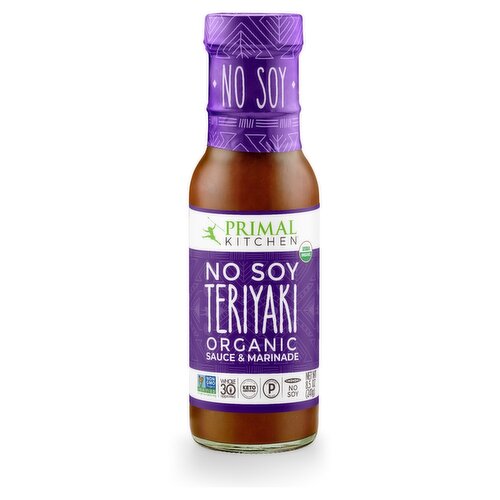 Primal Kitchen No Soy Teriyaki Organic Sauce & Marinade, 8.5 oz