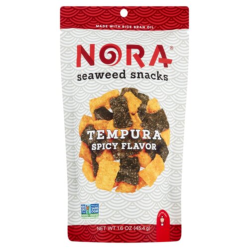 Nora Tempura Spicy Flavor Seaweed Snacks, 1.6 oz