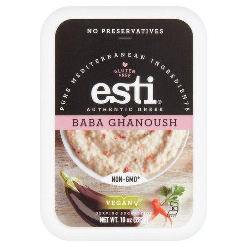 Esti Authentic Greek Baba Ghanoush, 10 oz