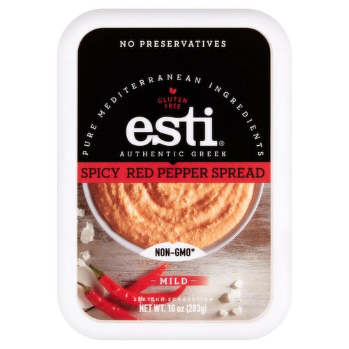 Esti Authentic Greek Spicy Red Pepper Spread, 10 oz