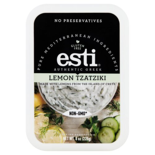 Esti Authentic Greek Lemon Tzatziki, 8 oz