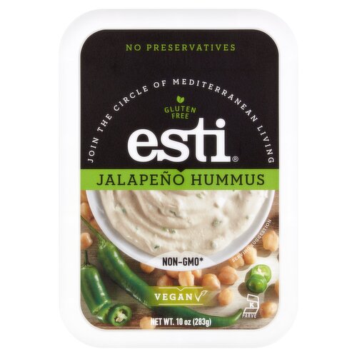 Esti Jalapeño Hummus, 10 oz