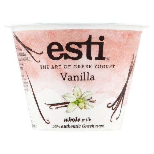 Esti Vanilla Whole Milk Greek Yogurt, 5.3 oz